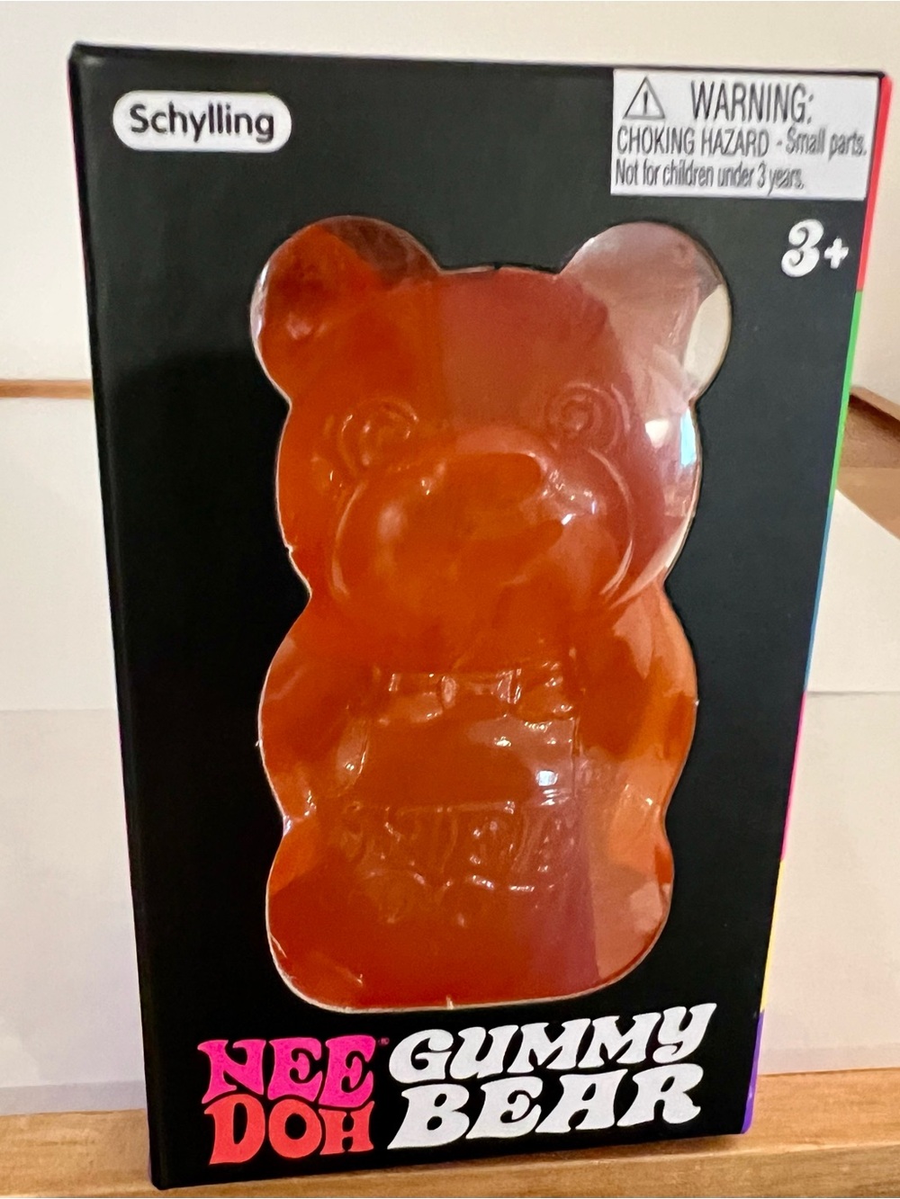 🧡 NeeDoh Orange Gummy Bear Squishy Collectible ✨